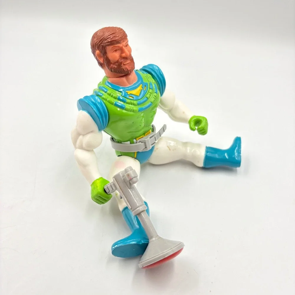 Vintage Pace Toys Earth Force Doctor Red Roger Wolf Figure w/Weapon 1985 LOOSE